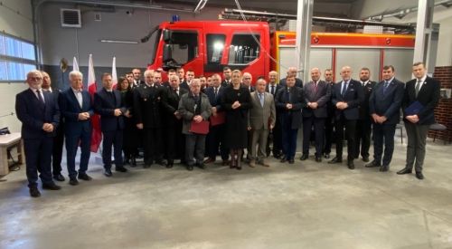 Wielka uroczystość w siedzibie Komendy Powiatowej Państwowej Straży Pożarnej w Kościanie